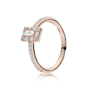 (Bild für) Leuchtender Eisring, PANDORA Rose™ und klare CZ - 187541CZ