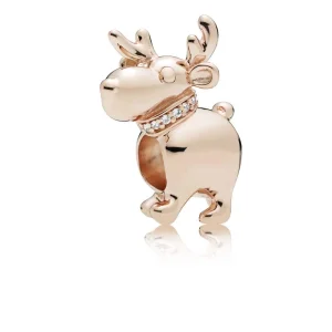 (Bild für) PANDORA Happy Reindeer Charm, klare CZ - 787514CZ