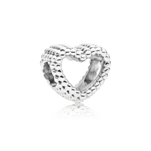 (Bild für) PANDORA Perlen-Herz-Charm - 797516