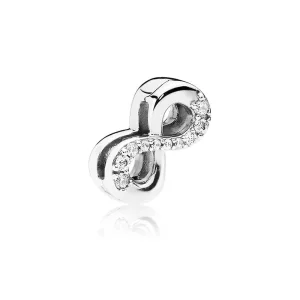 (Bild für) PANDORA Reflexions™ Funkelnder Infinity-Clip-Charm, klare CZ - 797580CZ