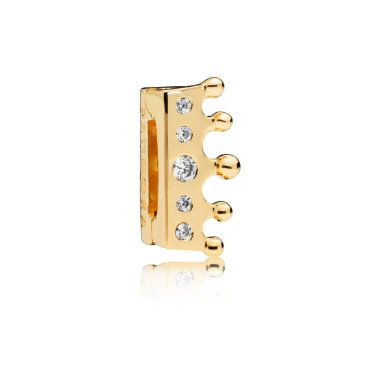 (Bild für) PANDORA Reflexions™ Kronen-Clip-Charm, PANDORA Shine™ und klare CZ - 767599CZ