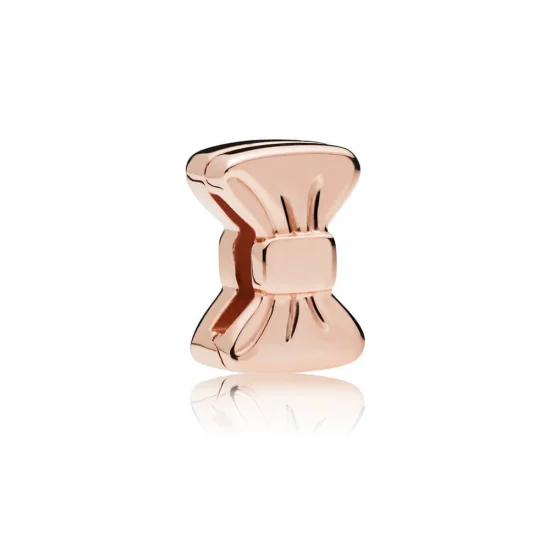 (Bild für) PANDORA Reflexions™ Sweet Bow Clip Charm, PANDORA Rose™ - 787582