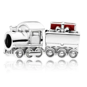 (Bild für) PANDORA Weihnachtszug-Charm, rote Emaille - 797519EN27