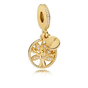 (Bild für) Charm-Anhänger „Family Heritage“, PANDORA Shine™ und klare CZ - 761728CZ