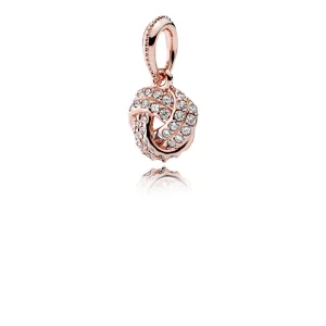 (Bild für) Funkelnder Liebesknoten-Anhänger, PANDORA Rose™ und klare CZ - 380385CZ