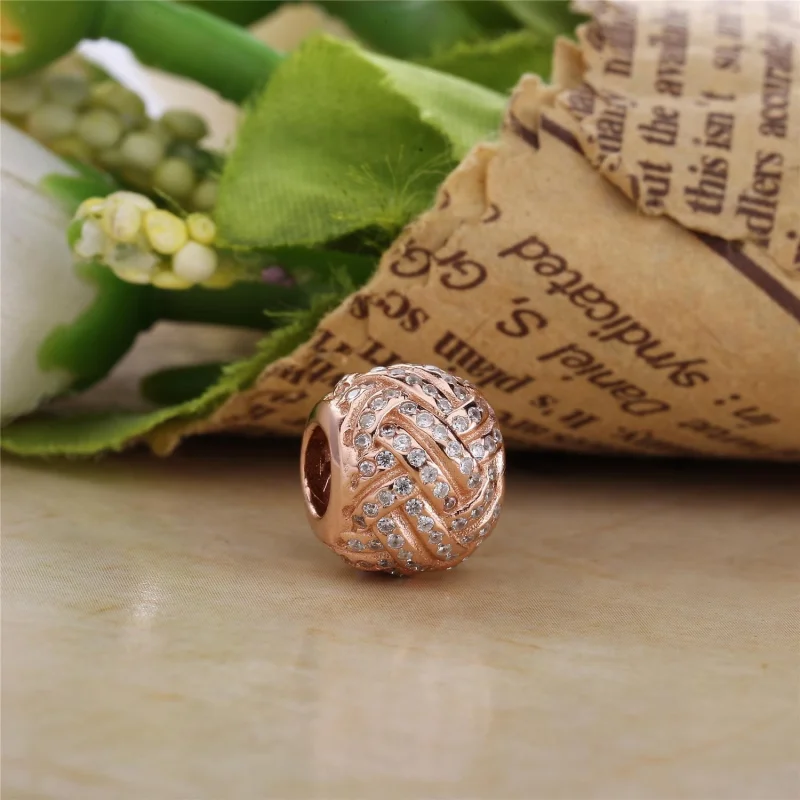 (Bild für) Funkelnder Liebesknoten-Charm, PANDORA Rose™ und klare CZ - 781537CZ - Ansicht 2