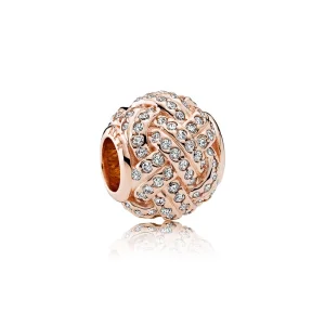 (Bild für) Funkelnder Liebesknoten-Charm, PANDORA Rose™ und klare CZ - 781537CZ