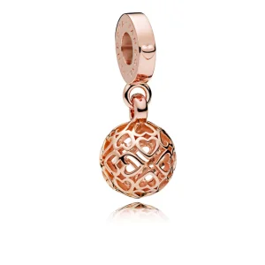 (Bild für) Harmonischer Herz-Anhänger, PANDORA Rose™ - 787255