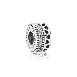 (Bild für) Hearts of PANDORA Charm, klare CZ - 797415CZ