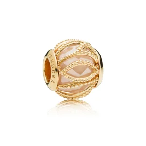 (Bild für) Ineinander verschlungener Radiance-Charm, PANDORA Shine™ und goldfarbener CZ - 761968CCZ