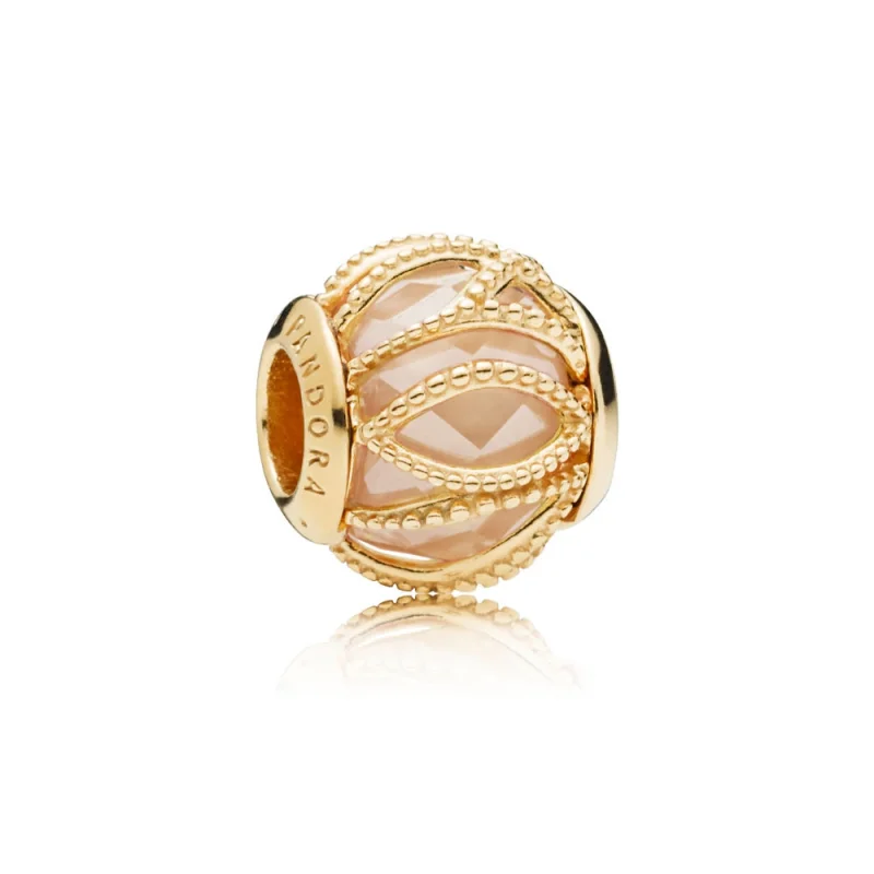 (Bild für) Ineinander verschlungener Radiance-Charm, PANDORA Shine™ und goldfarbener CZ - 761968CCZ