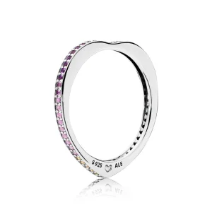 (Bild für) Mehrfarbiger PANDORA-Ring „Arc of Love“. - 197095NRPMX