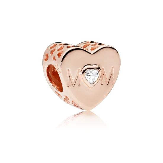 (Bild für) Mutterherz in PANDORA Rose™ Charm - 781881CZ