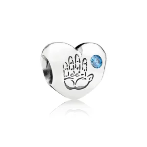 (Bild für) PANDORA Baby-Jungen-Charm, blaue CZ - 791281CZB