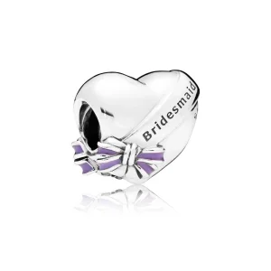 (Bild für) PANDORA Best Bridesmaids Charm, transparente lila Emaille - 797272EN159