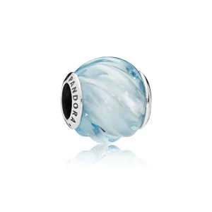 (Bild für) PANDORA Blue Ripples Charm, Aquablauer Kristall - 797098NAB