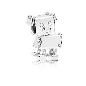 (Bild für) PANDORA Bobby Bot Charm, weiße Emaille - 797551EN12
