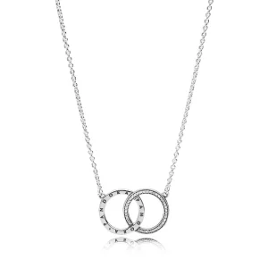 (Bild für) PANDORA Circles Halskette, klare CZ - 396235CZ