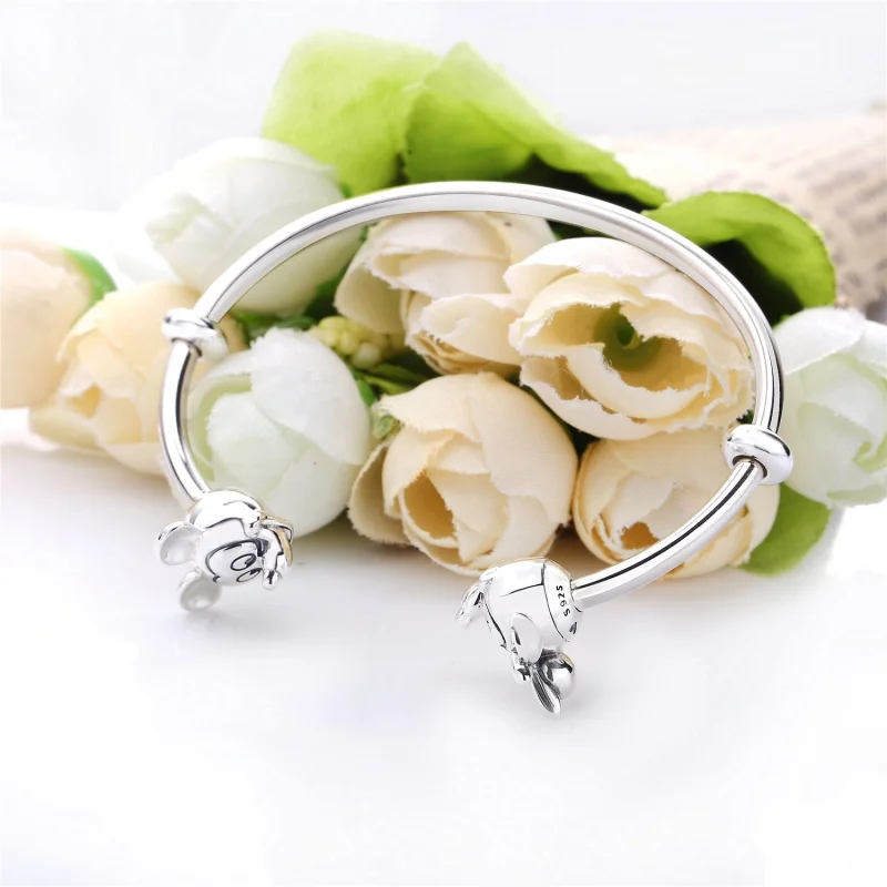 (Bild für) PANDORA Disney, Mickey & Minnie Offener Armreif - 597494 - Ansicht 2