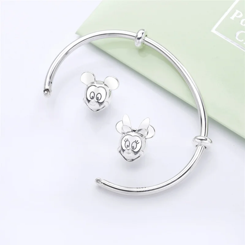 (Bild für) PANDORA Disney, Mickey & Minnie Offener Armreif - 597494 - Ansicht 4