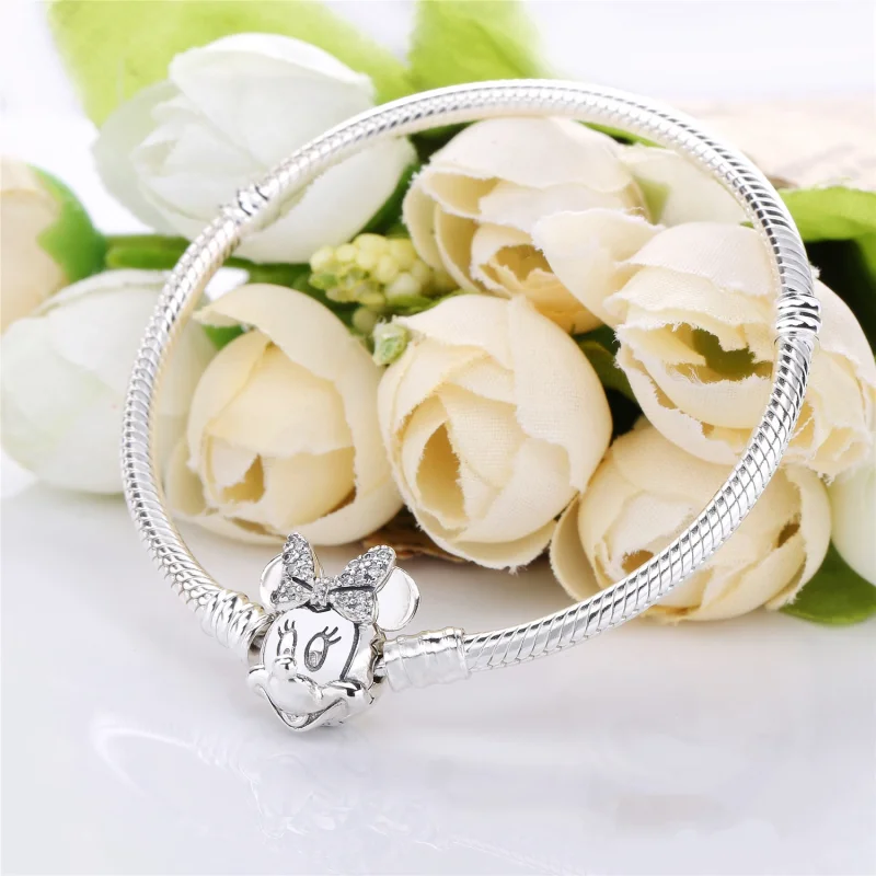 (Bild für) PANDORA Disney, Schimmerndes Minnie-Portrait-Armband - 597770CZ - Ansicht 4