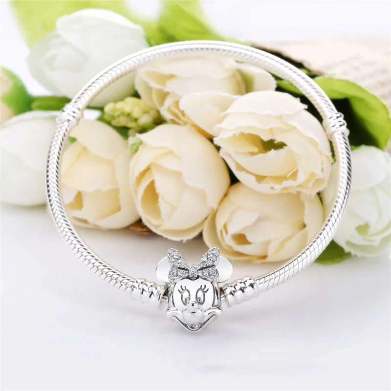 (Bild für) PANDORA Disney, Schimmerndes Minnie-Portrait-Armband - 597770CZ - Ansicht 5