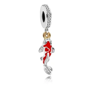 (Bild für) PANDORA Glückskarpfen-Charm, klare CZ und gemischte Emaille - 797829CZ