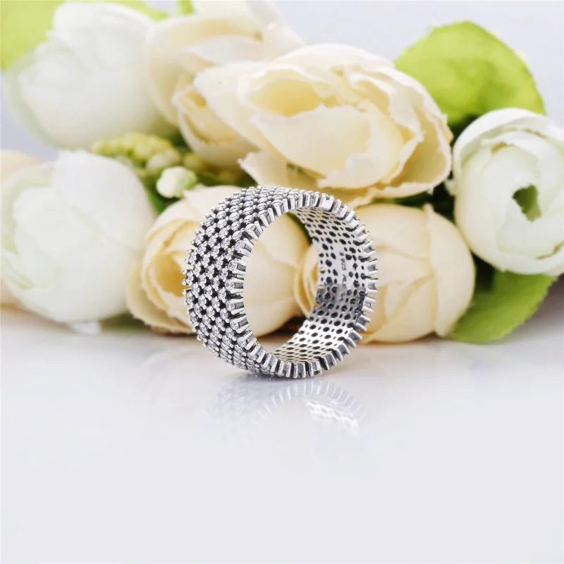 (Bild für) PANDORA Heraldischer Karoring, klare CZ - 197695CZ - Ansicht 4