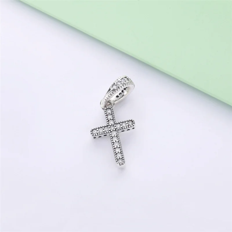 (Bild für) PANDORA klassischer Kreuzanhänger, klare CZ - 397571CZ - Ansicht 3