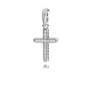 (Bild für) PANDORA klassischer Kreuzanhänger, klare CZ - 397571CZ