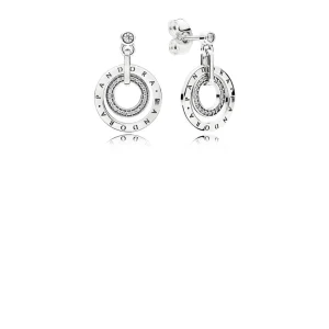 (Bild für) PANDORA Kreis-Ohrhänger, klare CZ - 296296CZ