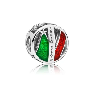 (Bild für) PANDORA Limited Edition 2018 Radio City Music Hall Charm & Andenken aus Porzellan - B800997