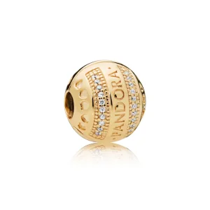 (Bild für) PANDORA-Logo-Herzen-Clip, PANDORA Shine™ und klare CZ - 767433CZ