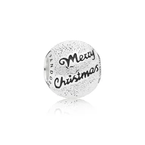 (Bild für) PANDORA Merry Christmas Charm, schwarze Emaille - 797524EN16