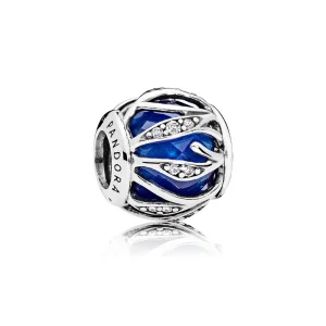 (Bild für) PANDORA Nature's Radiance Charm, königsblauer Kristall und klare CZ - 791969NCB