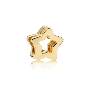 (Bild für) PANDORA REFLEXIONS™ Schlanker Stern-Clip-Charm, PANDORA Shine™ - 767544