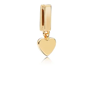 (Bild für) PANDORA Reflexions™ Schwebender Herz-Clip-Charm, PANDORA Shine™ - 767643