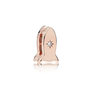 (Bild für) PANDORA REFLEXIONS™ Space Rocket Clip-Charm, PANDORA Rose™ und klare CZ - 787566CZ