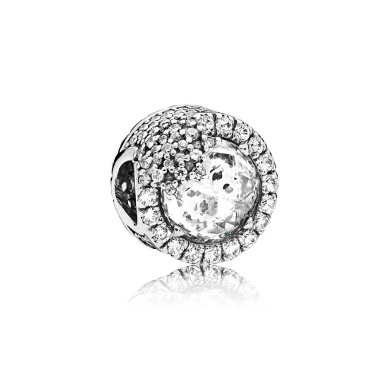 (Bild für) PANDORA Schillernder Schneeflocken-Charm, klare CZ - 796358CZ