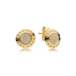 (Bild für) PANDORA Signature-Ohrringe, PANDORA Shine™ und klare CZ - 260559CZ