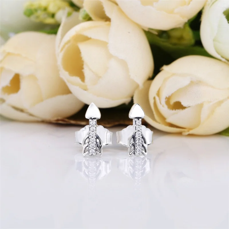 (Bild für) PANDORA Sparkling Arrows Ohrringe, klare CZ - 297828CZ - Ansicht 2