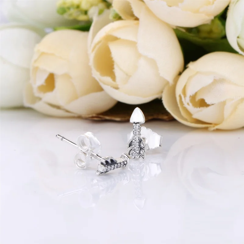 (Bild für) PANDORA Sparkling Arrows Ohrringe, klare CZ - 297828CZ - Ansicht 4