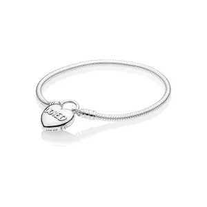 (Bild für) PANDORA You Are Loved Herz-Vorhängeschloss-Armband - 597806
