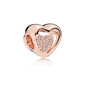 (Bild für) Zusammengefügter Charm, PANDORA Rose™ und klare CZ - 781806CZ