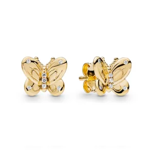 (Bild für) Dekorative Schmetterlingsohrringe, Pandora Shine™ - 267921CZ