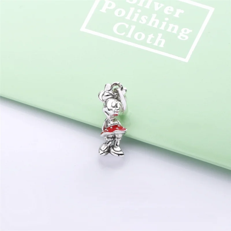 (Bild für) Disney, PANDORA Minnie's Polka Dot Red Dress Anhänger - 397768EN09 - Ansicht 4