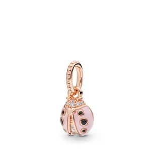(Bild für) Glücklicher rosa Marienkäfer-Anhänger, Pandora Rose™ - 387909EN160