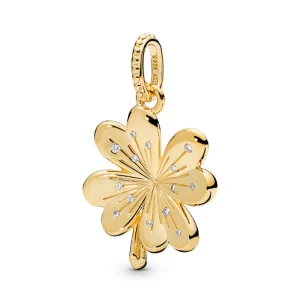 (Bild für) Glücksbringer-Anhänger mit vierblättrigem Kleeblatt, Pandora Shine™ - 367935CZ