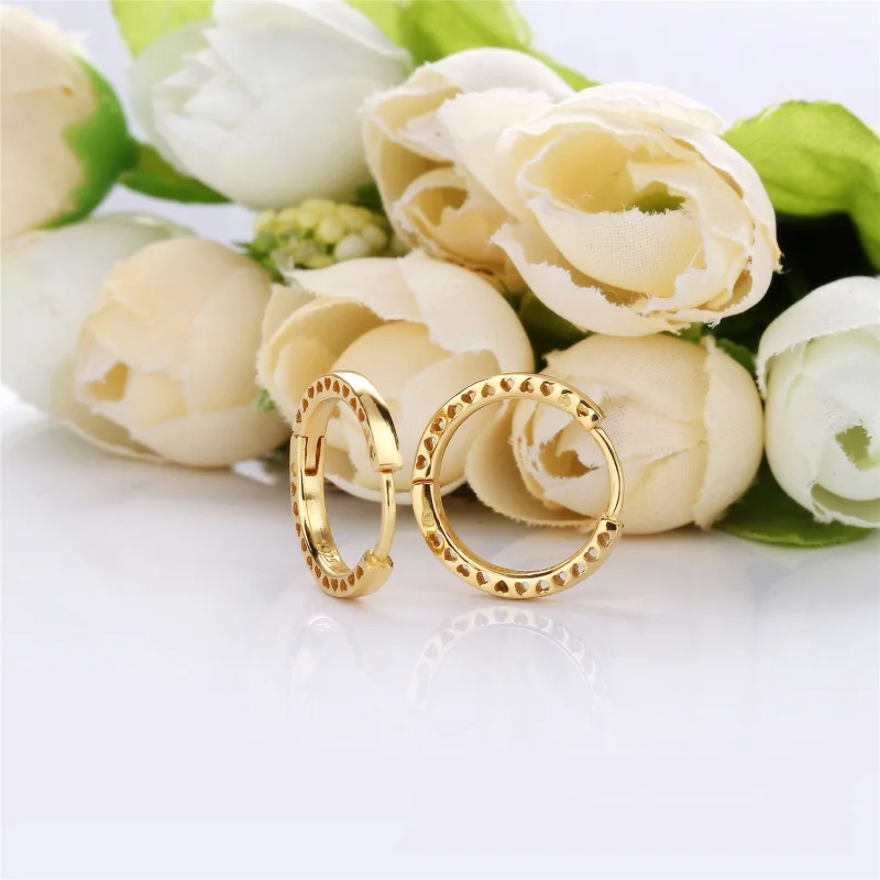 (Bild für) Hearts of Pandora Creolen, Pandora Shine™ - 267939 - Ansicht 3