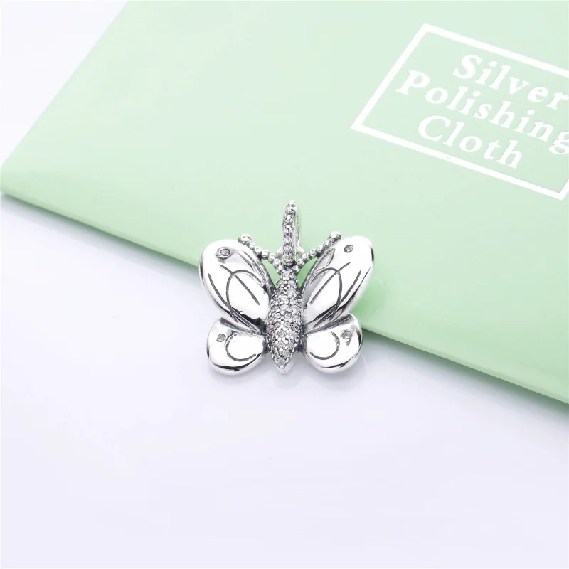(Bild für) PANDORA dekorativer Schmetterlingsanhänger - 797880CZ - Ansicht 3